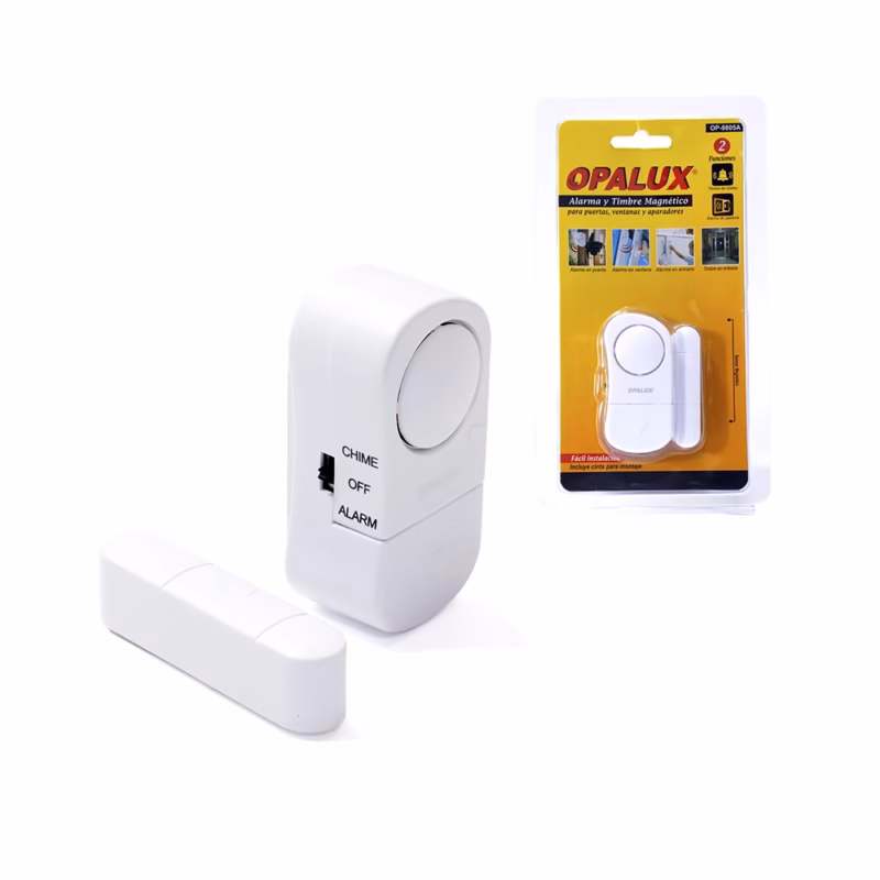 Alarma y Timbre Magnético Opalux OP A | Seguridad para Puertas y Ventanas