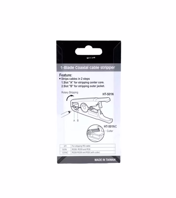 Alicate Pelador de Cable Coaxial y UTP Hurricane HT N