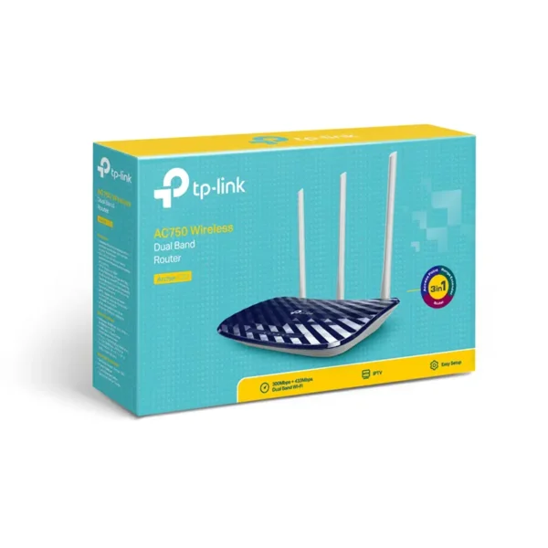 Archer C20 TP-Link Router Inalámbrico en Doble Banda AC750 Multifunción