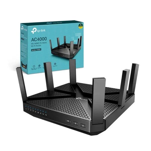 Archer C4000 | Router Inalámbrico TriBanda Mu-Mimo AC4000 | TP-Link Router Wi-Fi Tribanda MU-MIMO AC4000, Router TriBanda AC4000 con  Puertos Gigabit | Archer C4000 TP-Link