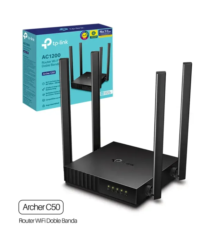 Archer C50 Router Inalámbrico Doble Banda AC1200 TP-Link
