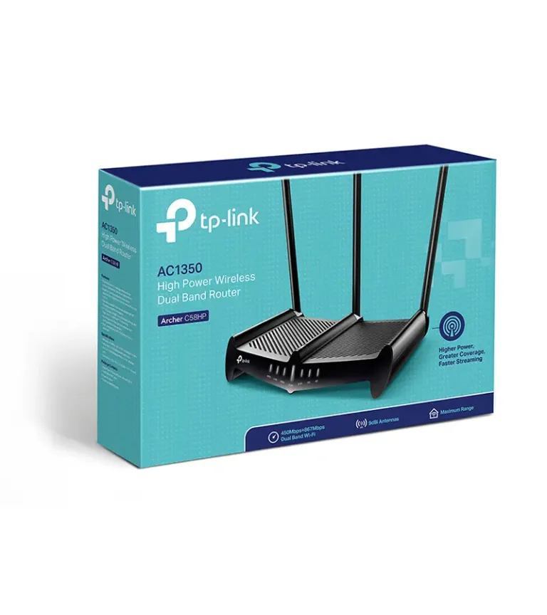 Archer C58HP TP-Link Router Inalámbrico de Alta Potencia AC1350 Multifunción