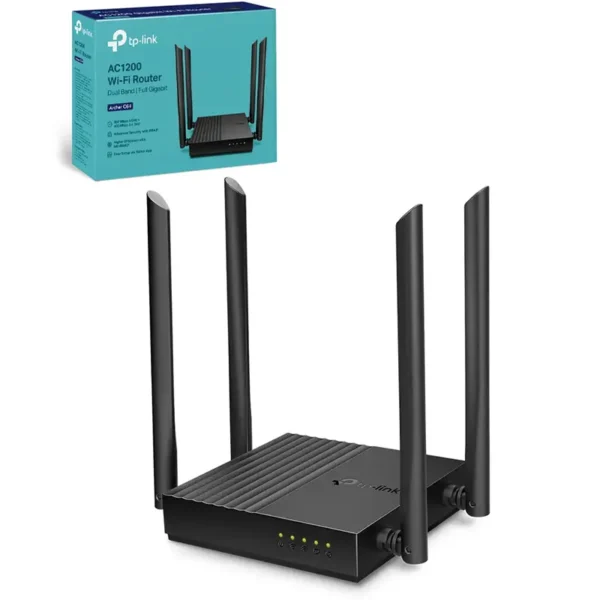 Archer C64 Router WiFi Doble Banda MU-Mimo TP-Link AC1200 Gigabit