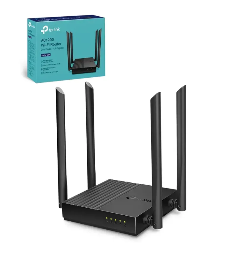 Archer C64 Router WiFi Doble Banda MU-Mimo TP-Link AC1200 Gigabit