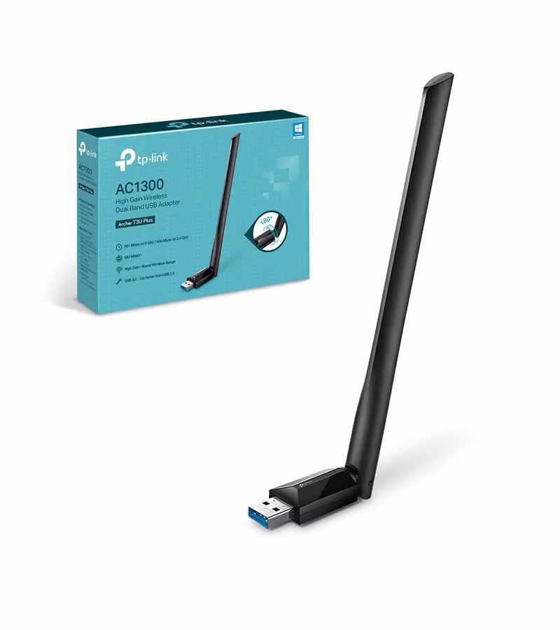 Archer TU Plus Adaptador USB Inalámbrico AC de Alta Ganancia TP Link
