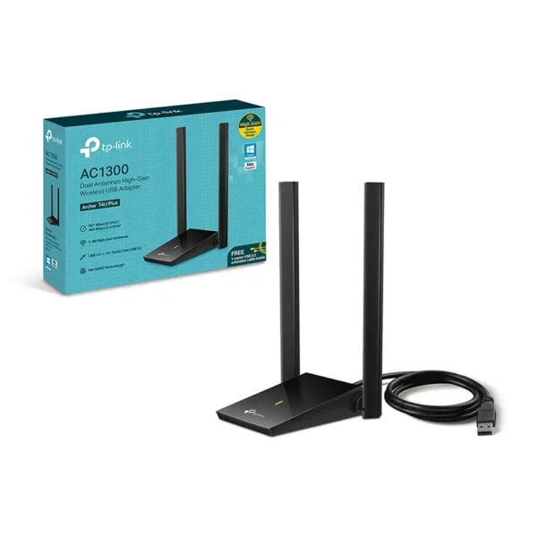 Archer T4U Plus USB Inalámbrico AC1300 de Alta ganancia TP-Link