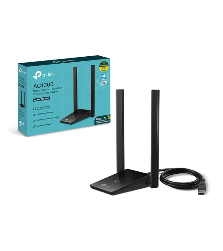 Archer T4U Plus USB Inalámbrico AC1300 de Alta ganancia TP-Link