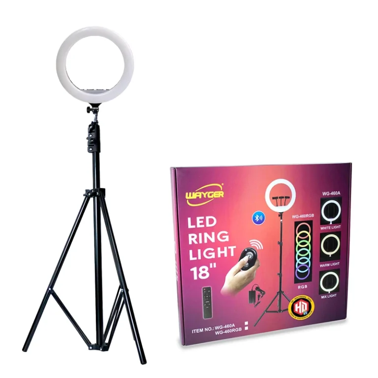 Aro LED de 46cm UltraBrillante Selfie Light Wayger WG-460A