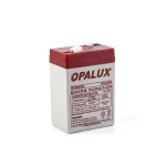 Batería Seca Recargable 6V 4Ah Opalux, Batería ácido de Plomo 6V 4A DH640A