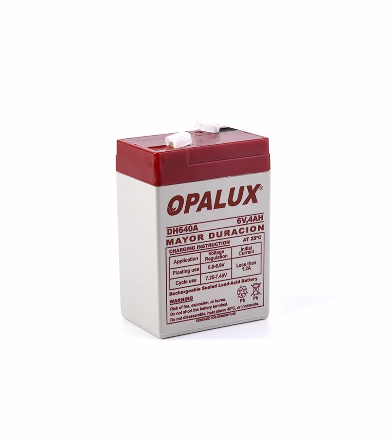 Batería Seca Recargable V Ah Opalux Batería ácido de Plomo V A DHA
