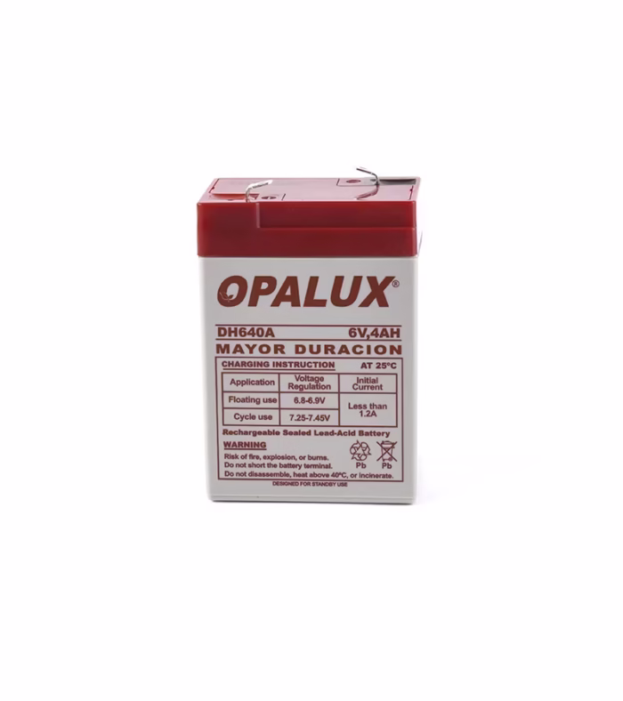 Batería Seca Recargable V Ah Opalux Batería ácido de Plomo V A DHA
