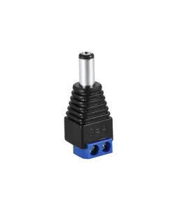 Adaptador Bornera a Jack-DC Macho, Conector para Fuente de Cámara de Seguridad Jack DC Macho American NET GP-300-(PJ)AF