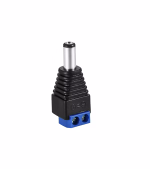 Adaptador Bornera a Jack-DC Macho, Conector para Fuente de Cámara de Seguridad Jack DC Macho American NET GP-300-(PJ)AF