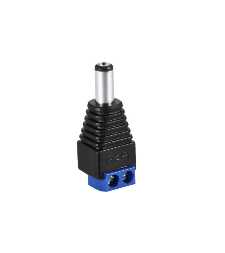 Adaptador Bornera a Jack-DC Macho, Conector para Fuente de Cámara de Seguridad Jack DC Macho American NET GP-300-(PJ)AF