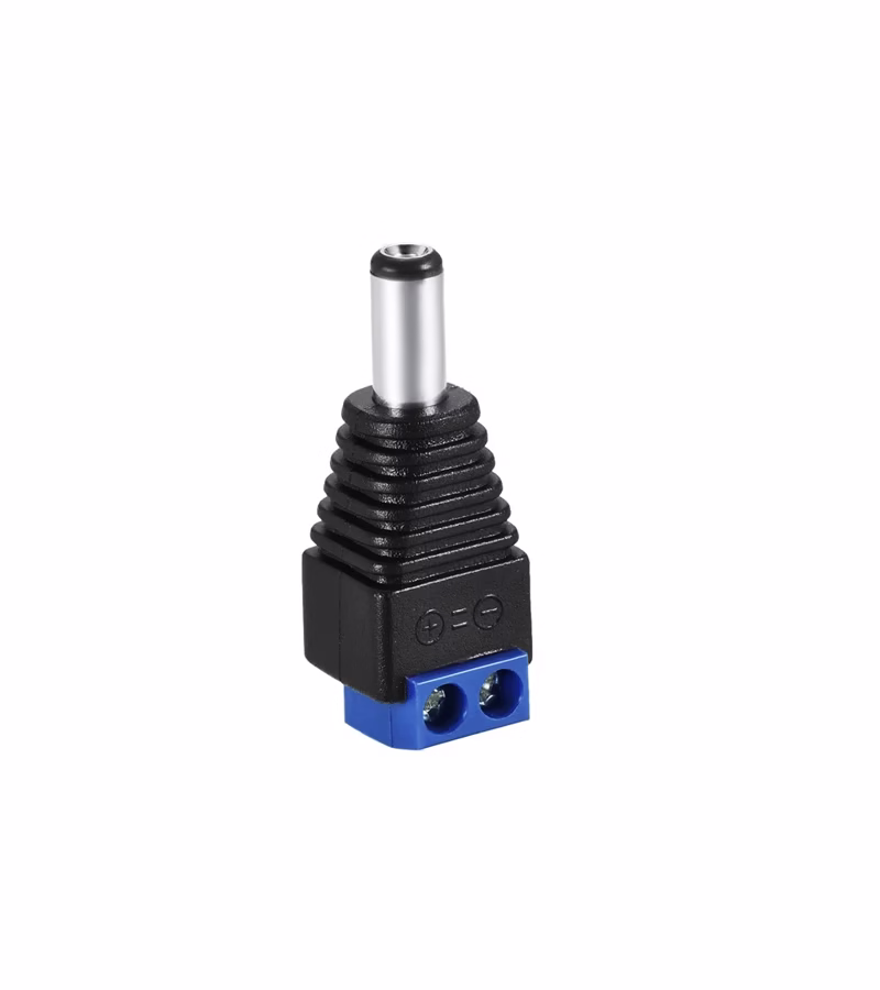 Adaptador Bornera a Jack DC Macho Conector para Fuente de Cámara de Seguridad Jack DC Macho American NET GP  PJAF
