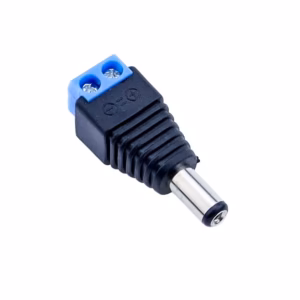 Adaptador Bornera a Jack-DC Macho, Conector para Fuente de Cámara de Seguridad Jack DC Macho American NET GP-300-(PJ)AF