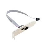 Bracket Serial DB9 para Placa Madre BRK-S9-30CM, Conector Serial DB9 Adaptable para Case