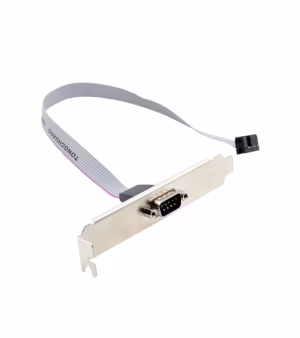 Bracket Serial DB9 para Placa Madre BRK-S9-30CM, Conector Serial DB9 Adaptable para Case