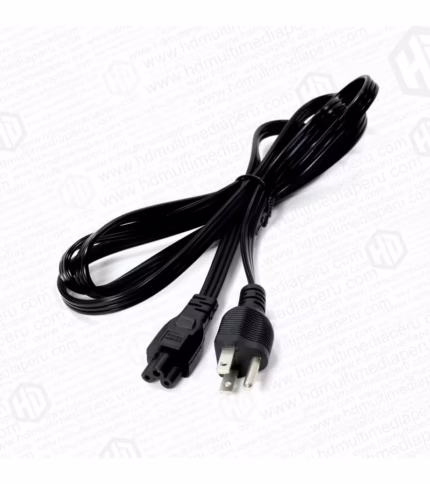 Cable de Poder TREBOL de 1.8MT IEC 60320 C5 a NEMA 5-15P American NET GP-130TT Cable de Poder para Cargador de Laptop - Tipo Trebol de 1.8MT - American NET GP-130TT, Cable de Poder Tipo Trébol C5 a NEMA 1.80mt American Net | HD Multimedia