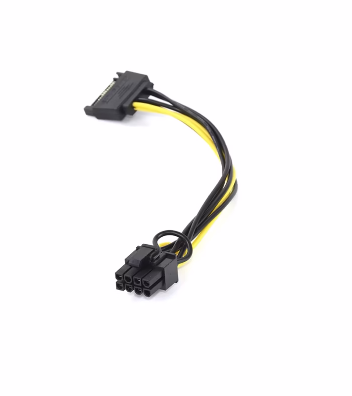 Cable Adaptador PCIe  PIN a SATA Macho Glink GP  ST