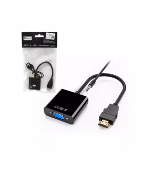 Convertidor HDMI a VGA Full HD p American NET GP  HVA BL