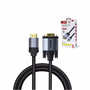 Cable Convertidor HDMI a VGA de 1.8MTS NETCOM PE-SP0022 Cable HDMI a VGA de 1.8 metros Netcom PE-SP0022