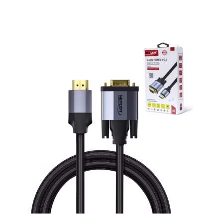 Cable Convertidor HDMI a VGA de 1.8MTS NETCOM PE-SP0022 Cable HDMI a VGA de 1.8 metros Netcom PE-SP0022