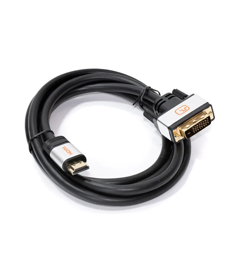Cable DVI a HDMI de 1.8Mts 4K  Kumo STA-AHD02 Cable DVI-D Dual Link a HDMI de 1.8 metros Ultra HD 4K@60hz 