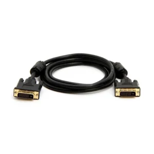 Cable DVI de 1.8mt Trautech PE-DV0086 Cable DVI a DVI de 1.8Mt Con Filtro de Ferrita y Conector Dorado DVI-D 24+1 - Trautech PE-DV0086