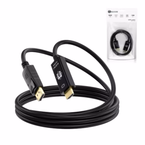 Cable Adaptador DisplayPort a HDMI de 1.8mts - Delcom DADP021, DisplayPort a HDMI 4K Ultra HD 2160p Cable de 1.8 Metros Delcom DCDP-011