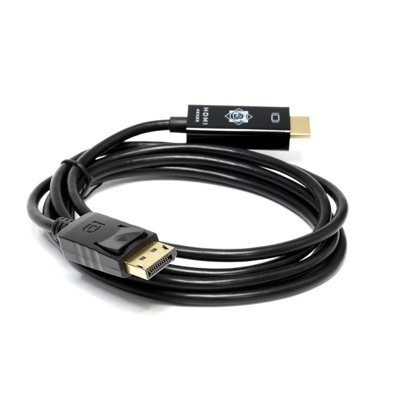 Cable Adaptador DisplayPort a HDMI de 1.8mts - Delcom DADP021, DisplayPort a HDMI 4K Ultra HD 2160p Cable de 1.8 Metros Delcom DCDP-011