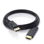 Cable DisplayPort a Hdmi de 180CM Full HD High Full Max Y-DP-HDMI-6FT Cable Adaptador DisplayPort a HDMI económico HFM, Cable DP a HDMI 1.8Mt  Full HD 1080p HighFullMax Y-DP-HDMI-1.8M