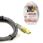 Cable HDMI 8K de 180CM Lancom HAA05-180CM Versión 2.1 8K 4320p - HDMI de 1.8MT Conector Gold de Alta Resolución