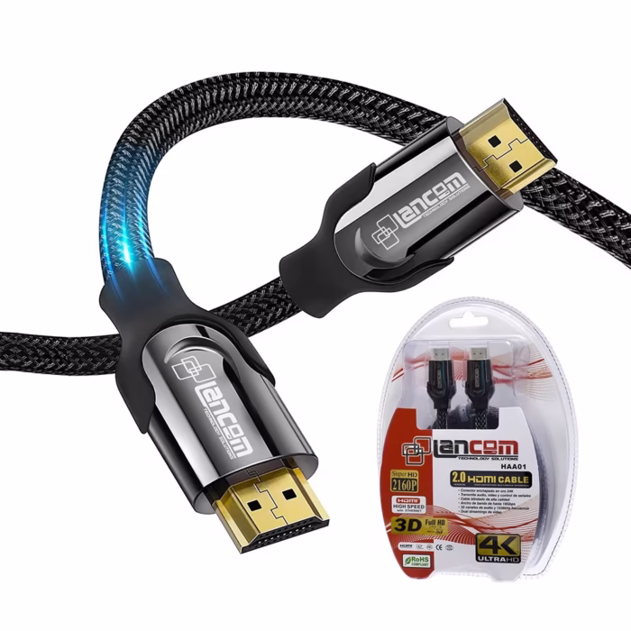 Cable HDMI Lancom M Versión  Experimenta la Máxima Definición en tus Entretenimiento Cable HDMI Lancom de  Metros v Ultra HD p Cable Enmallado gbps Conector Gold Plated Alta resistencia y Fidelidad Cable HDMI LANCOM  Metros v Ultra HD K p de Alta Velocidad