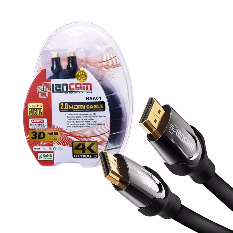 Cable HDMI  Metros Lancom HAA M Versión  K Alcance Extremo con Máxima Protección