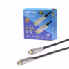 Cable HDMI de M con fibra Óptica  K v Delcom DAOC Cable HDMI de  Metros en fibra optica digital AOC con soporte de Alta Resolución K v Adaptable a K y Full HD   Delcom DAOC
