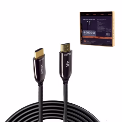 Cable HDMI de mt por Fibra Optica v KUMO STA HOPC Cable HDMI m de Fibra Óptica Activa Ultra Delgado v Khz Real Kumo STA HOPC