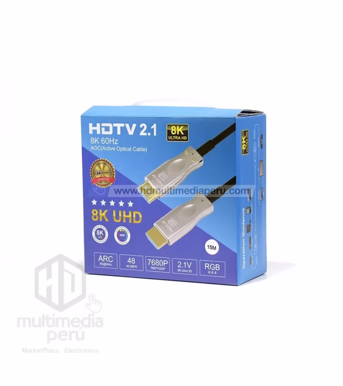 Cable HDMI de MT en Fibra Optica K Delcom DAOC