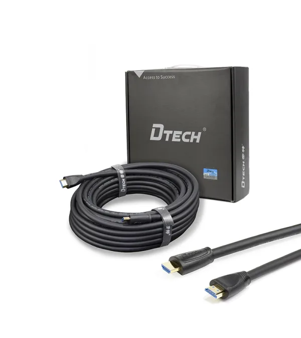 Cable HDMI a HDMI de 15 Metros versión 2.0 4K Ultra HD Dtech DT-H009