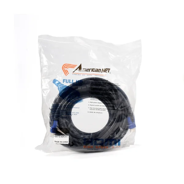 Cable HDMI de 15mt Full HD 1080p - American NET HD092-AN15 Cable HDMI Full HD 1080p de 15 metros - American NET