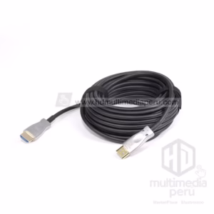 Cable HDMI de 20 MT en Fibra Óptica 8K Delcom DAOC020 Cable HDMI 8K de 20 MT V2.1 en Fibra Óptica AOC -  8K  Delcom DAOC020