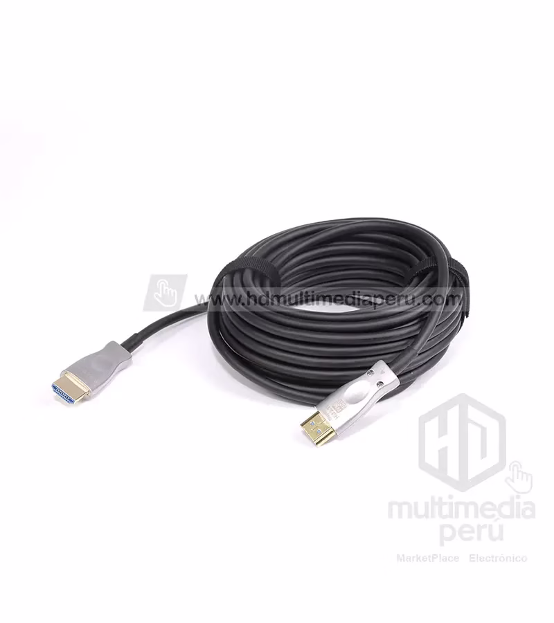 Cable HDMI de  MT en Fibra Óptica K Delcom DAOC Cable HDMI K de  MT V en Fibra Óptica AOC    K  Delcom DAOC