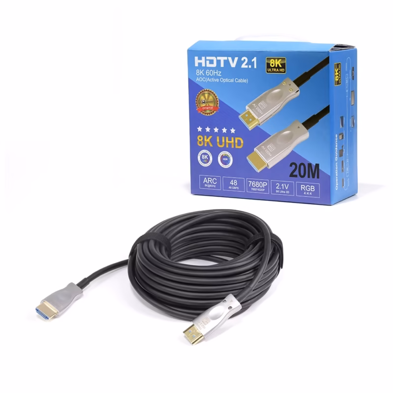 Cable HDMI de M Fibra Óptica Activa Delcom DAOC K sin Límites de Distancia