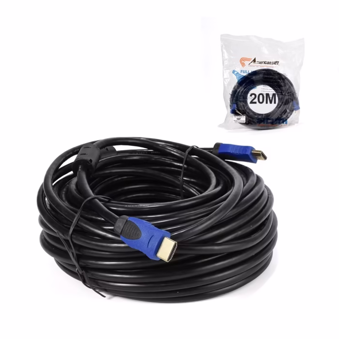 Cable HDMI de mt Full HD p American NET HD AN Cable HDMI de  metros económico conector gold Plate con soporte Full HD p American NET HD AN