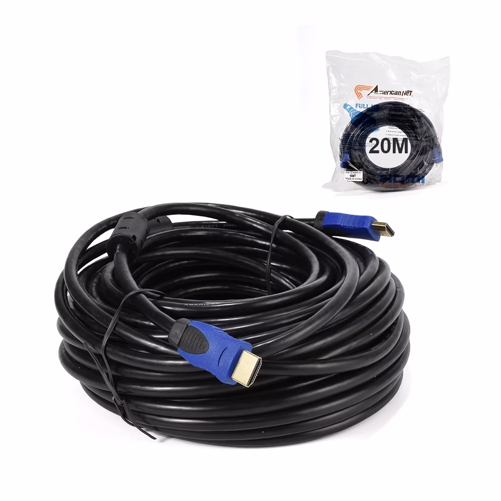 Cable HDMI de mt Full HD p American NET HD AN Cable HDMI de  metros económico conector gold Plate con soporte Full HD p American NET HD AN