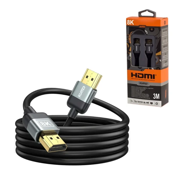 Cable HDMI de 3M 8K Kumo STA-AHD2101-3M