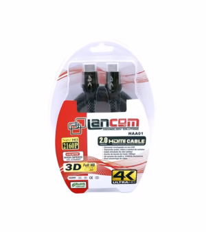 Cable HDMI de 5mt Lancom 4K Ultra HD v2 HAA01-5M, Cable hdmi Lancom de 5 metros versión 2.0 Ultra HD 2160p 4K