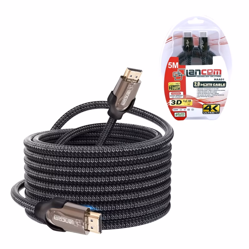 Cable HDMI de MT Lancom HAA M Versión  K Calidad y Alcance sin Interferencias  Cobre