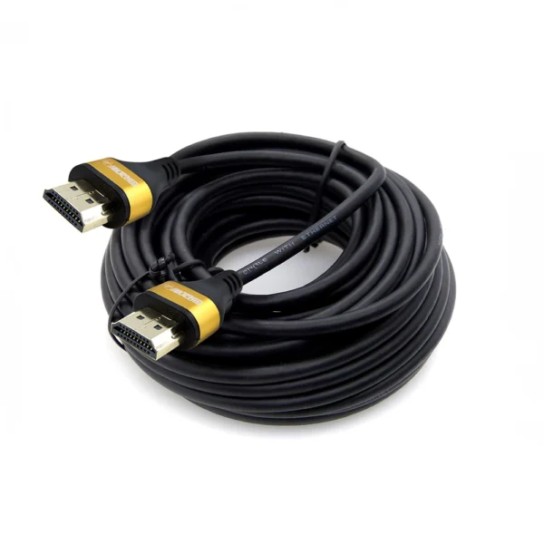Cable HDMI Lancom de 8 Metros: Elegancia y tecnología para tu entretenimiento Cable HDMI de 8 Metros Ultra Delgado, 4K, Conector Gold Plated, Versión 2.0, Audio Retorno, High Speed, Diseño Compacto, Apantallado, Marca Lancom, Modelo HAA90-8M