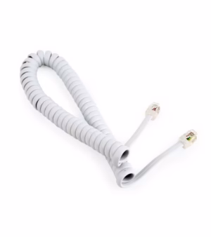 Cable para Auricular de Teléfono de 8FT  TE-8FT-WH